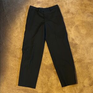 Men's Tailored Black Dress Trousers